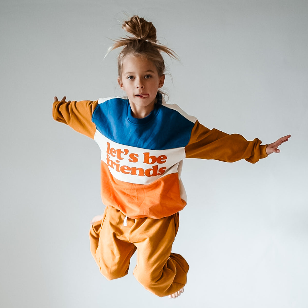 Kids orange online sweatshirt