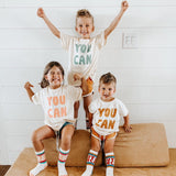 YOU CAN in peach | OVERSIZED | Kids Tee