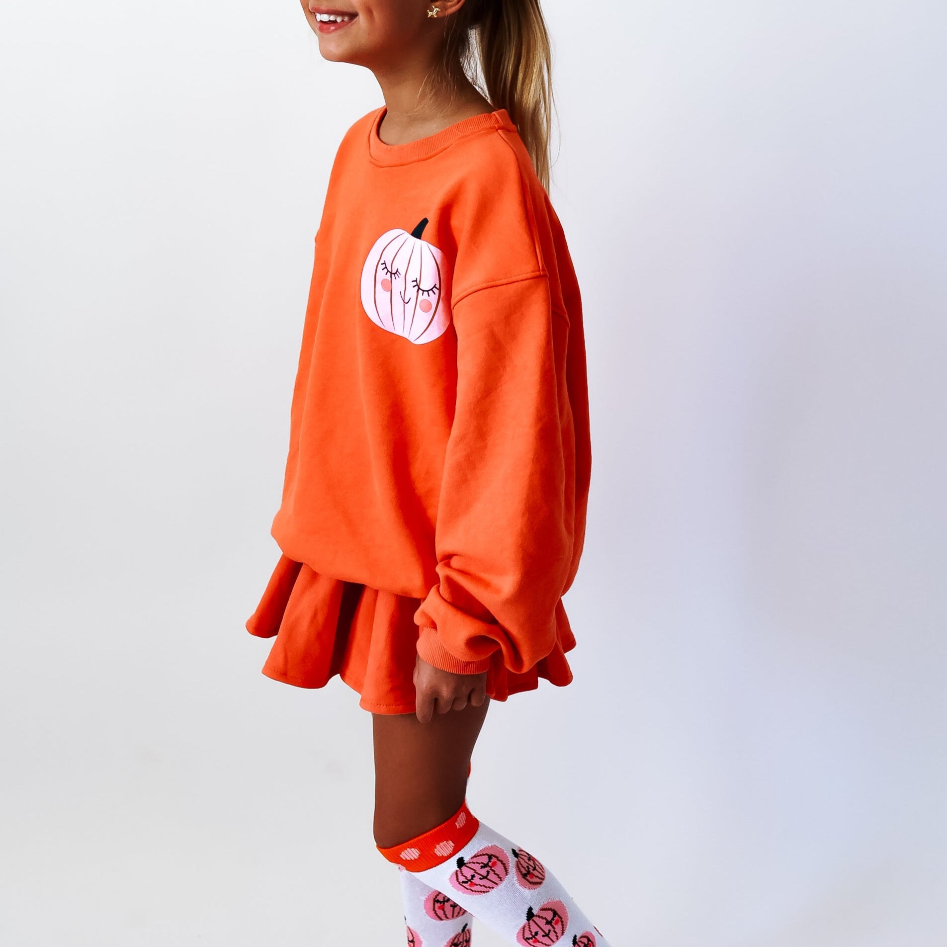 'TIS THE SEASON TO BE SPOOKY | FRONT + BACK PRINT | oversized  drop shoulder | KIDS