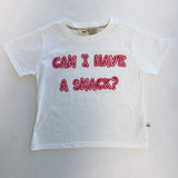 CAN I HAVE A SNACK | in pink | OVERSIZED | Kids Tee