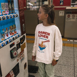RAMEN LOVER SOCIAL CLUB pullover| oversized drop shoulder | KIDS
