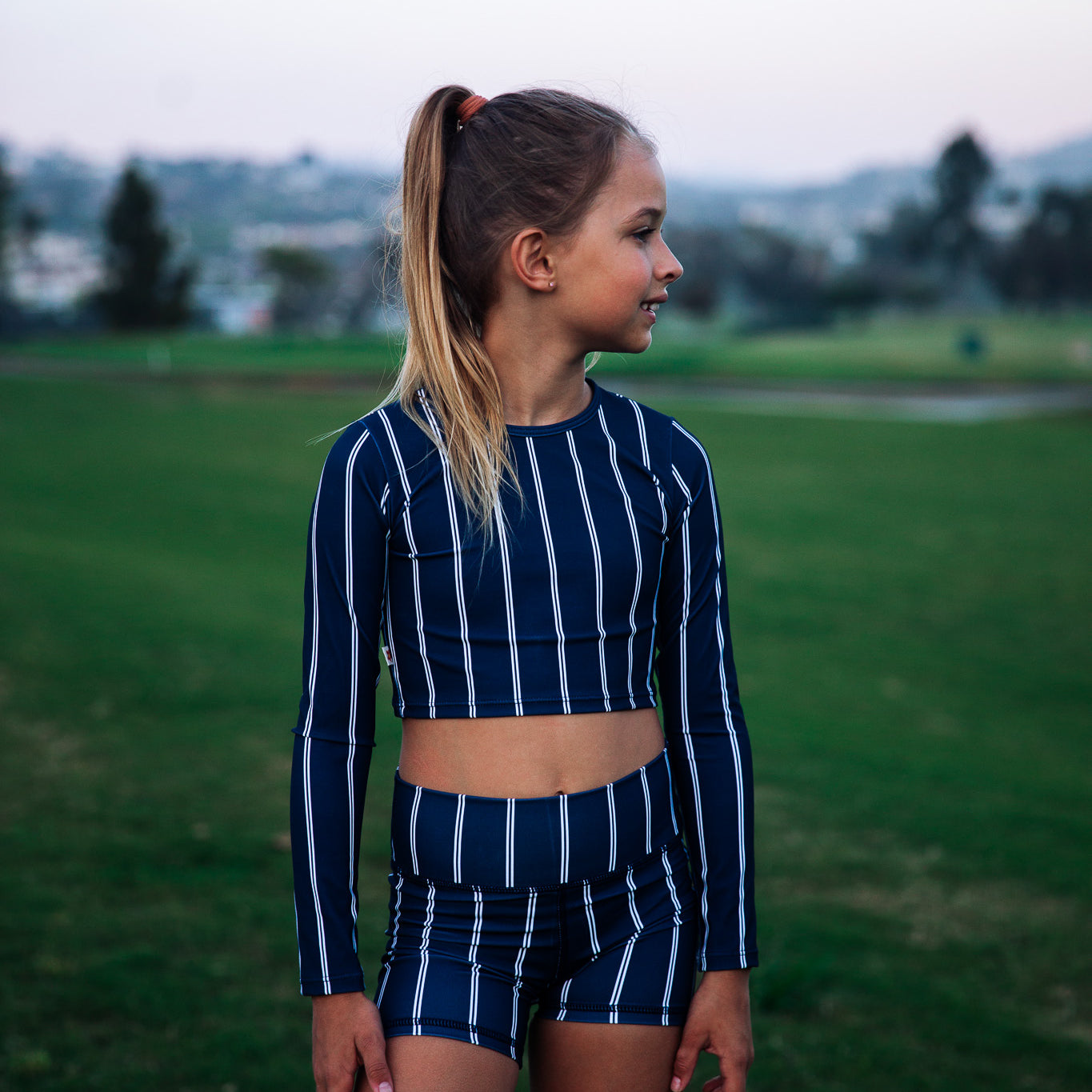 MA-ME-MI | SHORTS | STRIPED NAVY