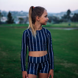 MA-ME-MI | SHORTS | STRIPED NAVY