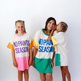 NO PANTS SEASON™  COLORBLOCK GREEN + YELLOW | Adult Cover-Up