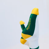 GREEN + YELLOW | socks | retro tube
