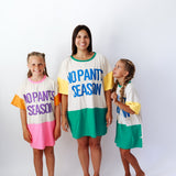NO PANTS SEASON™  COLORBLOCK GREEN + YELLOW | Adult Cover-Up