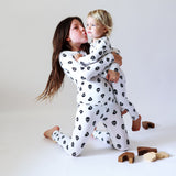 SKULLS ALL OVER | 2 pieces bamboo pajama set