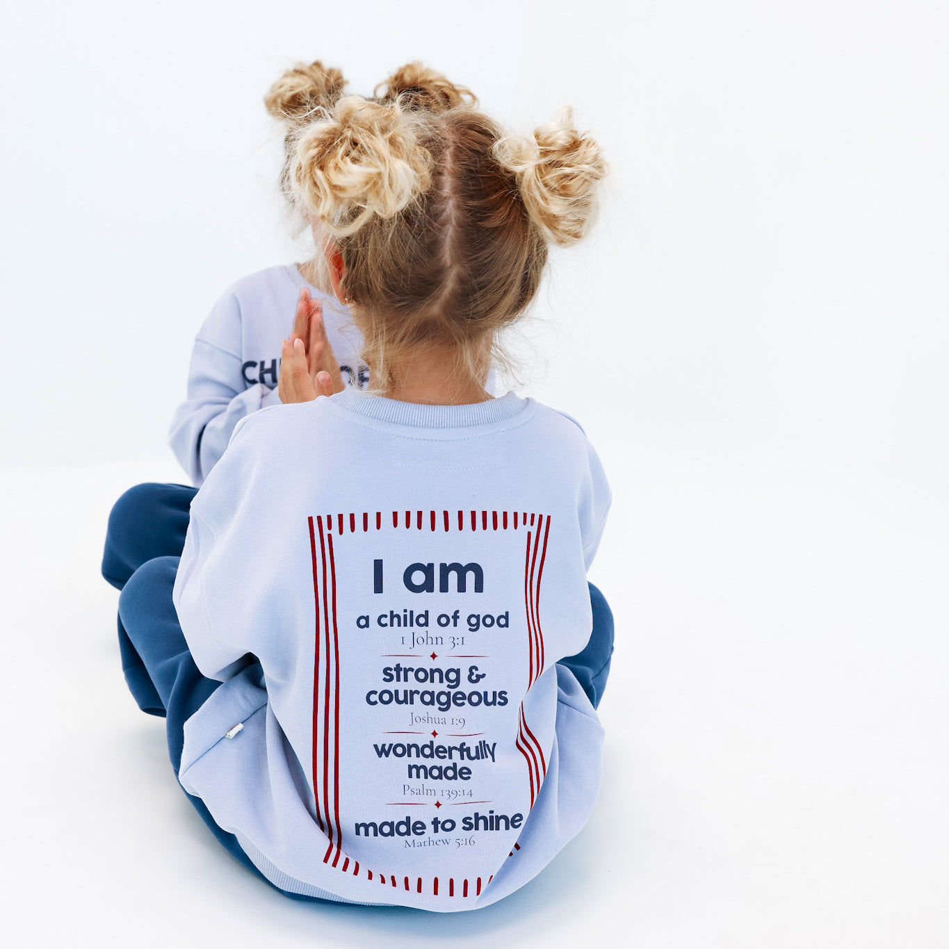 CHILD OF GOD | IN POWDER BLUE | oversized drop shoulder | KIDS