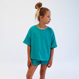 2 PIECES SUMMER SET | BASIC CAPSULE | MERMAID BLUE