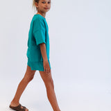 2 PIECES SUMMER SET | BASIC CAPSULE | MERMAID BLUE