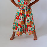 WIDE LEG PANTS | BRAZIL IN SQUARES | GIRLS