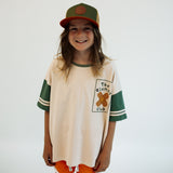 THE CLUMSY CLUB | GREEN | OVERSIZED KIDS TEE