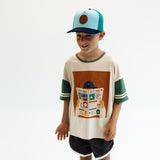 SCHOOL TRIBUNE | GREEN | OVERSIZED KIDS TEE