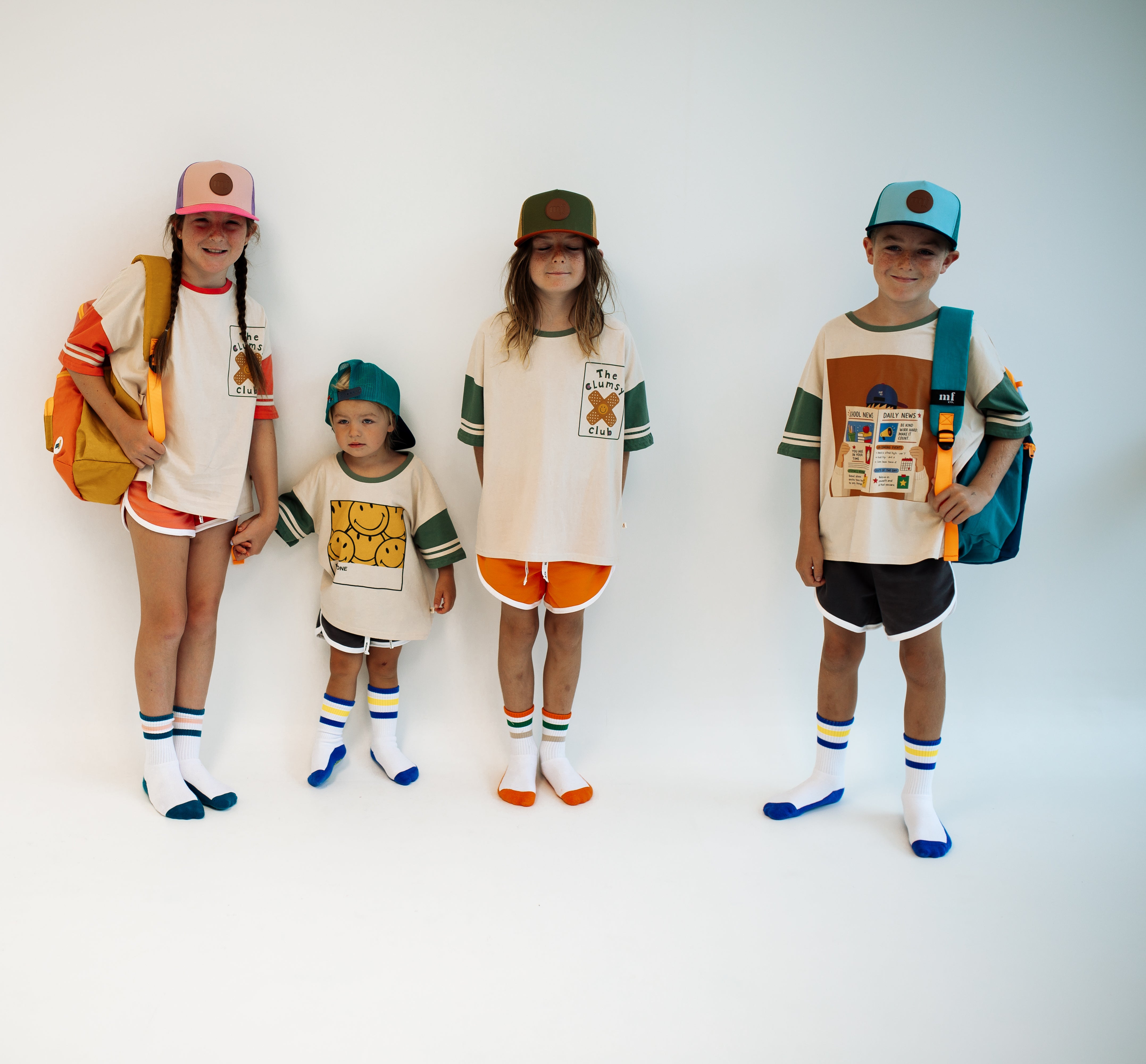 ***IMPERFECT*** SCHOOL TRIBUNE | GREEN | OVERSIZED KIDS TEE