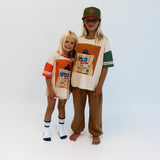 SCHOOL TRIBUNE | CORAL | OVERSIZED KIDS TEE