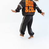 JOGGER | CHARCOAL & STRIPES | KIDS