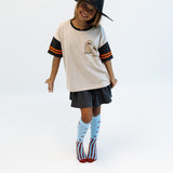 BOO & CO. | CHARCOAL | OVERSIZED KIDS TEE