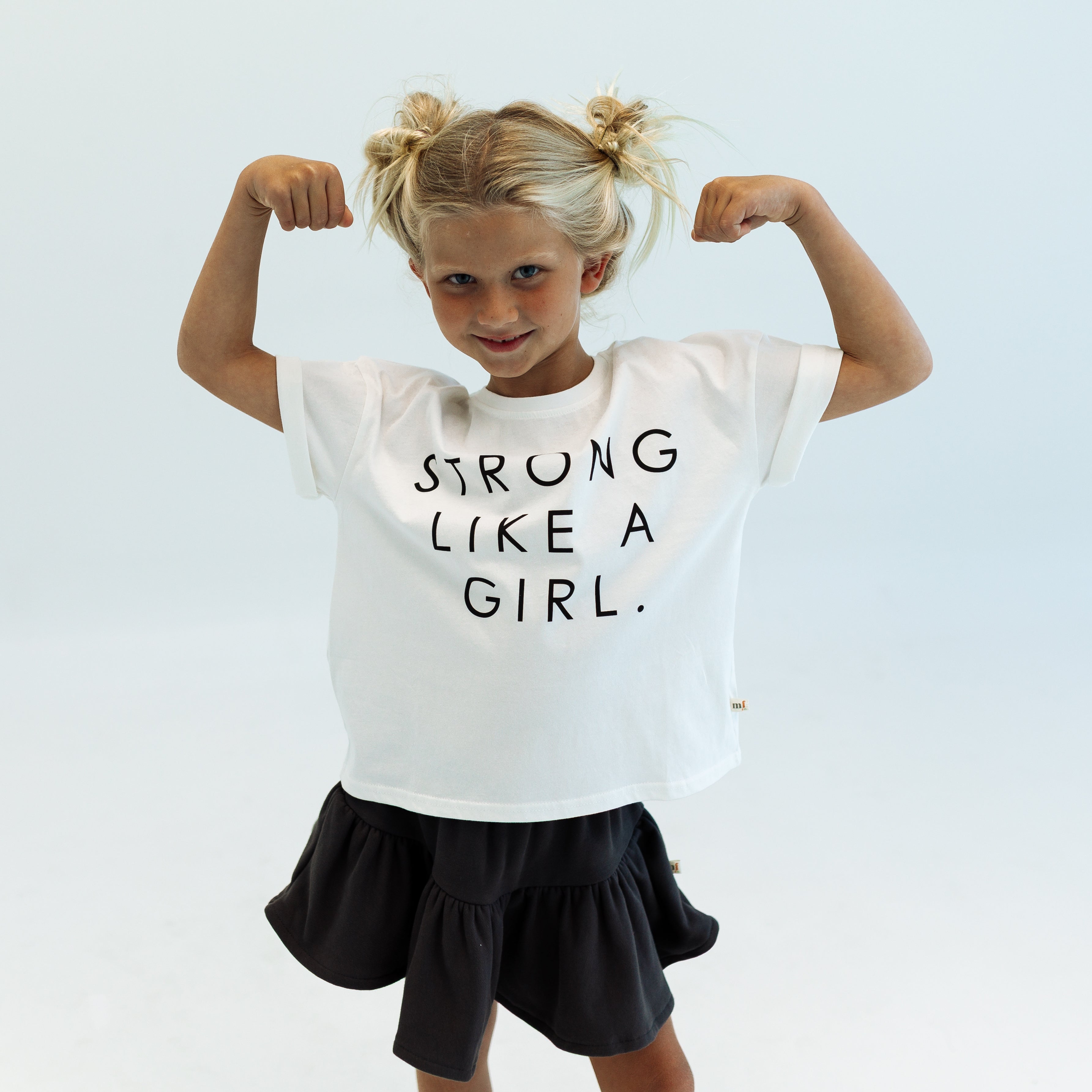STRONG LIKE A GIRL | OVERSIZED | Kids Tee