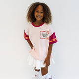 LETTERS TO SANTA | BURGUNDY | OVERSIZED KIDS TEE