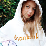THANKFUL. | MFCo. SIGNATURE HOODIE® | OVERSIZED EMBROIDERED HOODIE  | KIDS