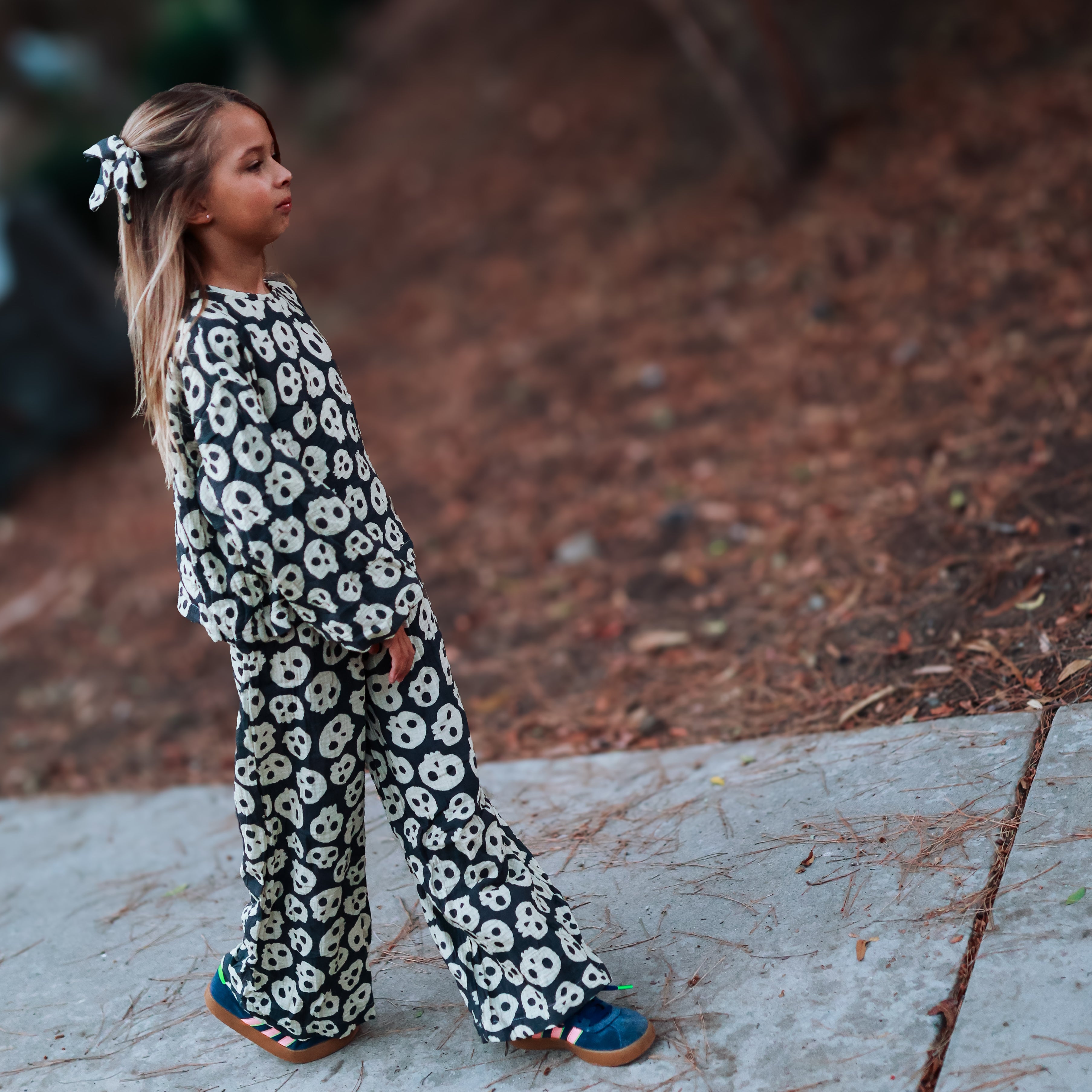 MAYA SET | 2 PIECE OUTFIT | SKULLS ALL OVER | GIRLS