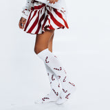 CANDY CANE | knee high socks