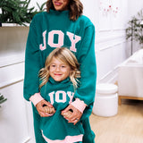 JOY | EMBROIDERED FLEECE MOCKNECK | WOMEN