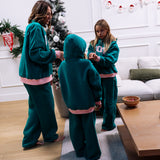 JOY | EMBROIDERED FLEECE MOCKNECK | WOMEN