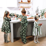 CLEMENTINE DRESS | CHECKERED GREEN | GIRLS