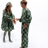 CLEMENTINE DRESS | CHECKERED GREEN | GIRLS