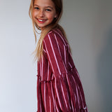 CLEMENTINE DRESS | PINK STRIPES | GIRLS