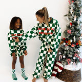ADULT JOGGER | GREEN CHECKERED