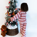 MAYA SET | 2 PIECE OUTFIT | CANDY CANE HARLEQUIN | GIRLS