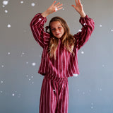 MAYA SET | 2 PIECE OUTFIT | PINK STRIPES | GIRLS