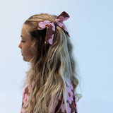 BOW CLIP | FLOWERS ALL OVER