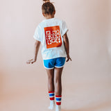 FREE BIRD in burnt orange | OVERSIZED | Kids Tee