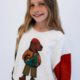 CAPYBARA | COLORBLOCK | oversized drop shoulder | KIDS