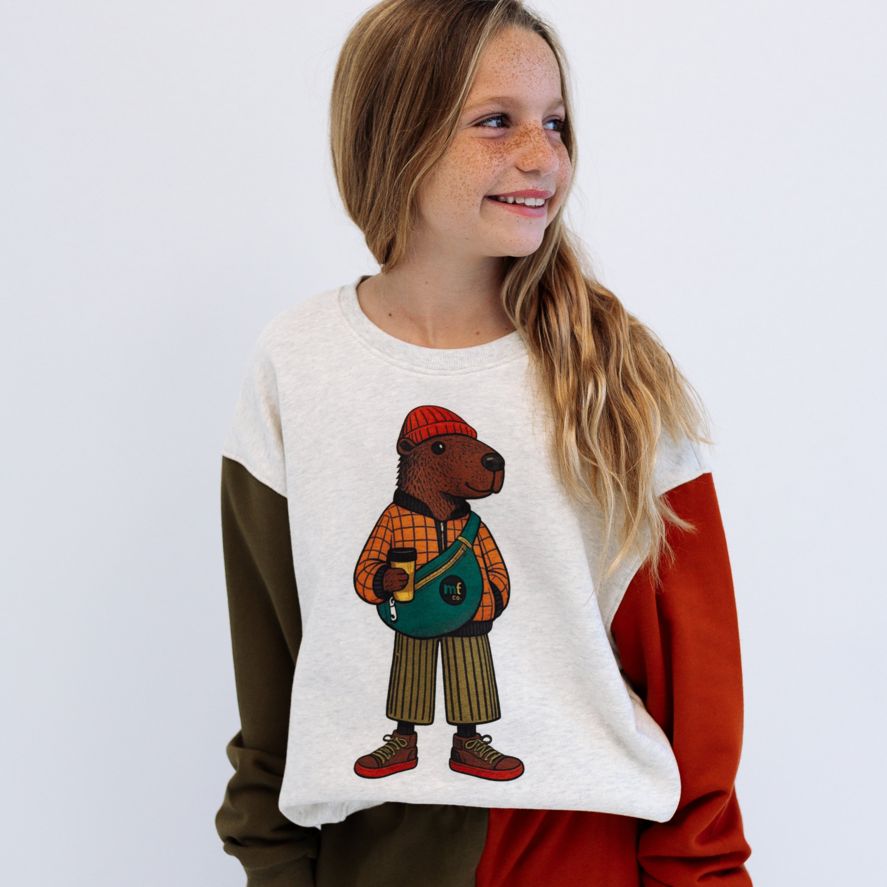 CAPYBARA | COLORBLOCK | oversized drop shoulder | KIDS
