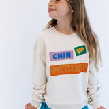 CHIN UP BUTTERCUP | oversized drop shoulder | KIDS