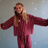 MAYA SET | 2 PIECE OUTFIT | PINK STRIPES | GIRLS