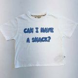 CAN I HAVE A SNACK | in blue | OVERSIZED | Kids Tee