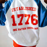 USA | Oversized Kids Drop Shoulder Pullover | Kids