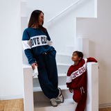 LOVE CLUB  | IN NAVY BLUE | Drop Shoulder Oversized Pullover | ADULT