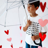 I LOVE YOU, I LOVE YOU in Black | OVERSIZED | Kids Tee
