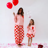 ADULT JOGGER | CHECKERED RED