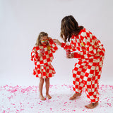 ADULT JOGGER | CHECKERED RED