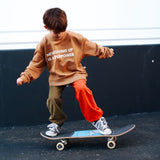 JOGGER | COLOR BLOCK | RUST + HUNTER GREEN | Kids