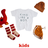 KIND LIKE A BOY | OVERSIZED | Kids Tee