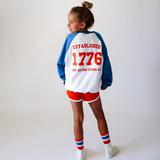 USA | Oversized Kids Drop Shoulder Pullover | Kids