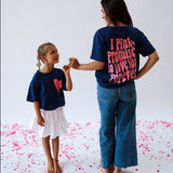 I PINKY PROMISE TO LOVE YOU FOREVER | ADULT | front & back print | Women's Tee
